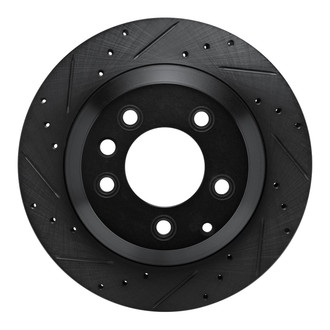 R1 Concepts® - eLINE Black Series™ Drilled 1-Piece Brake Rotor