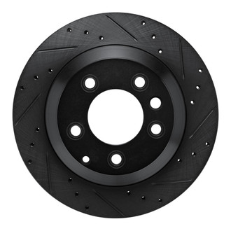 R1 Concepts® - eLINE Black Series™ Drilled 1-Piece Brake Rotor