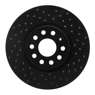 R1 Concepts® - eLINE Black Series™ Drilled 1-Piece Front Brake Rotor