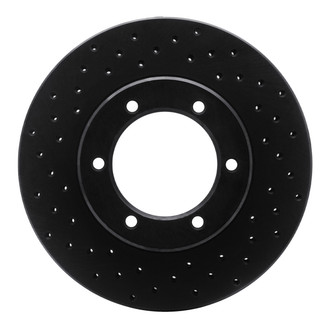 R1 Concepts® - eLINE Black Series™ Drilled 1-Piece Front Brake Rotor