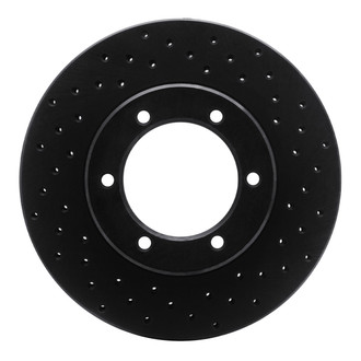 R1 Concepts® - eLINE Black Series™ Drilled 1-Piece Front Brake Rotor