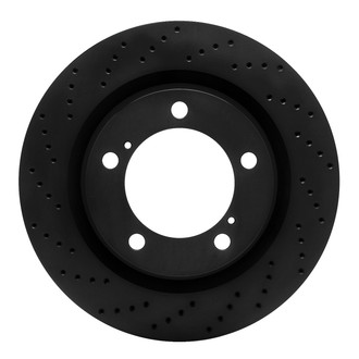 R1 Concepts® - eLINE Black Series™ Drilled 1-Piece Brake Rotor