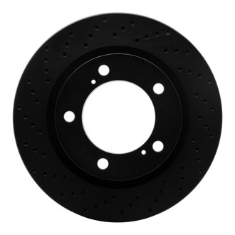 R1 Concepts® - eLINE Black Series™ Drilled 1-Piece Brake Rotor