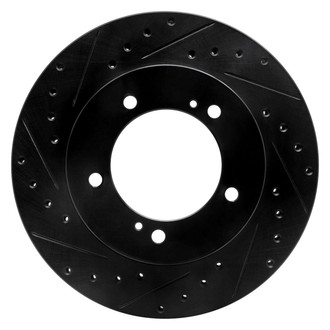 R1 Concepts® - eLINE™ Drilled and Slotted 1-Piece Front Brake Rotor