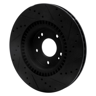 R1 Concepts® - eLINE™ Drilled and Slotted 1-Piece Front Driver Side Brake Rotor