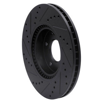 R1 Concepts® - eLINE™ Drilled and Slotted 1-Piece Front Passenger Side Brake Rotor