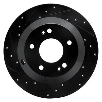 R1 Concepts® - eLINE™ Drilled and Slotted 1-Piece Brake Rotor
