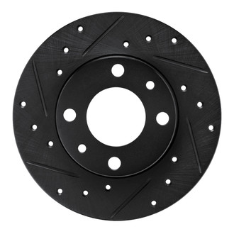 R1 Concepts® - eLINE™ Drilled and Slotted 1-Piece Front Driver Side Brake Rotor