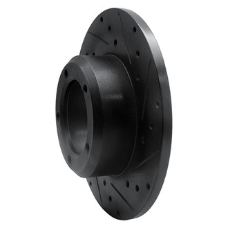 R1 Concepts® - eLINE™ Drilled and Slotted 1-Piece Front Passenger Side Brake Rotor