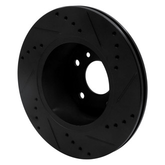 R1 Concepts® - eLINE™ Drilled and Slotted 1-Piece Front Driver Side Brake Rotor