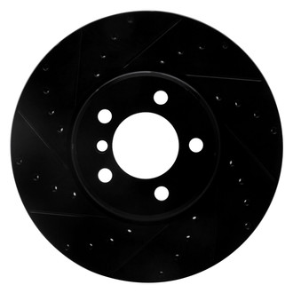 R1 Concepts® - eLINE™ Drilled and Slotted 1-Piece Front Driver Side Brake Rotor