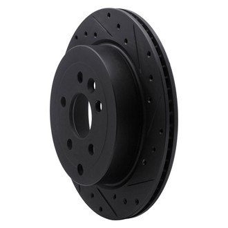 R1 Concepts® - eLINE™ Drilled and Slotted 1-Piece Rear Passenger Side Brake Rotor