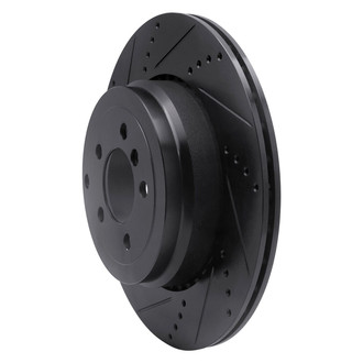 R1 Concepts® - eLINE™ Drilled and Slotted 1-Piece Rear Driver Side Brake Rotor