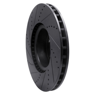 R1 Concepts® - eLINE™ Drilled and Slotted 1-Piece Front Passenger Side Brake Rotor