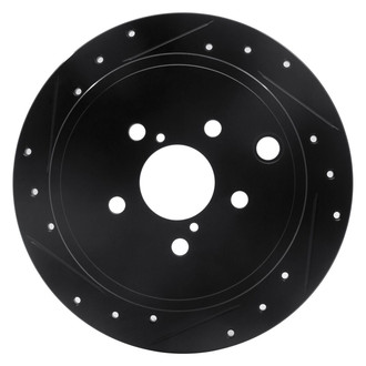 R1 Concepts® - eLINE™ Drilled and Slotted 1-Piece Brake Rotor