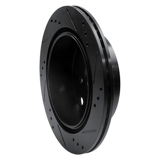 R1 Concepts® - eLINE™ Drilled and Slotted 1-Piece Rear Driver Side Brake Rotor