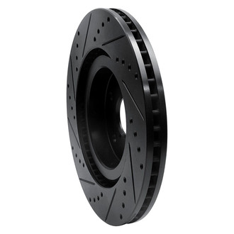 R1 Concepts® - eLINE™ Drilled and Slotted 1-Piece Front Passenger Side Brake Rotor
