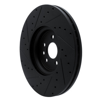 R1 Concepts® - eLINE™ Drilled and Slotted 1-Piece Front Passenger Side Brake Rotor