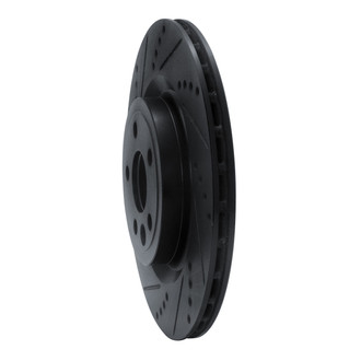 R1 Concepts® - eLINE™ Drilled and Slotted 1-Piece Rear Driver Side Brake Rotor