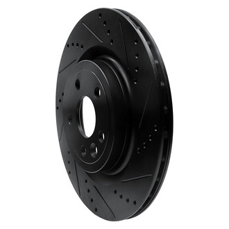 R1 Concepts® - eLINE™ Drilled and Slotted 1-Piece Rear Passenger Side Brake Rotor