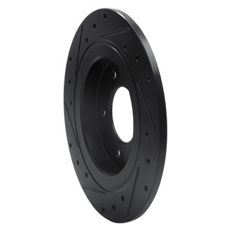 R1 Concepts® - eLINE™ Drilled and Slotted 1-Piece Rear Passenger Side Brake Rotor