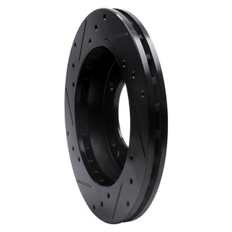 R1 Concepts® - eLINE™ Drilled and Slotted 1-Piece Front Passenger Side Brake Rotor