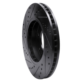 R1 Concepts® - eLINE™ Drilled and Slotted 1-Piece Front Passenger Side Brake Rotor
