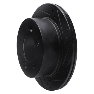 R1 Concepts® - eLINE™ Drilled and Slotted 1-Piece Rear Passenger Side Brake Rotor