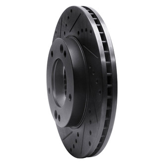 R1 Concepts® - eLINE™ Drilled and Slotted 1-Piece Front Driver Side Brake Rotor