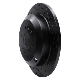 R1 Concepts® - eLINE™ Drilled and Slotted 1-Piece Rear Passenger Side Brake Rotor