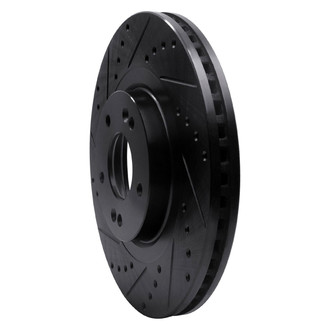 R1 Concepts® - eLINE™ Drilled and Slotted 1-Piece Front Driver Side Brake Rotor