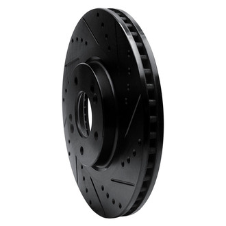 R1 Concepts® - eLINE™ Drilled and Slotted 1-Piece Front Passenger Side Brake Rotor