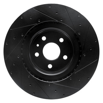 R1 Concepts® - eLINE™ Drilled and Slotted 1-Piece Front Brake Rotor