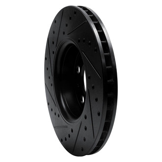 R1 Concepts® - eLINE™ Drilled and Slotted 1-Piece Front Passenger Side Brake Rotor