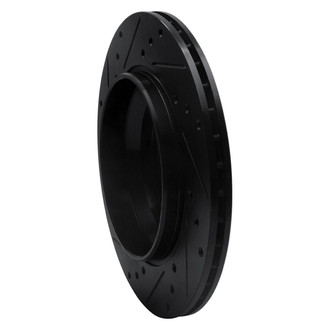 R1 Concepts® - eLINE™ Drilled and Slotted 1-Piece Rear Passenger Side Brake Rotor
