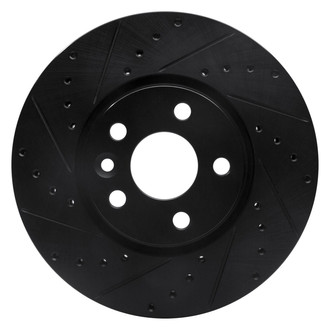 R1 Concepts® - eLINE™ Drilled and Slotted 1-Piece Front Driver Side Brake Rotor