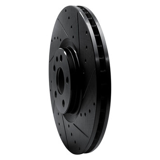 R1 Concepts® - eLINE™ Drilled and Slotted 1-Piece Front Passenger Side Brake Rotor