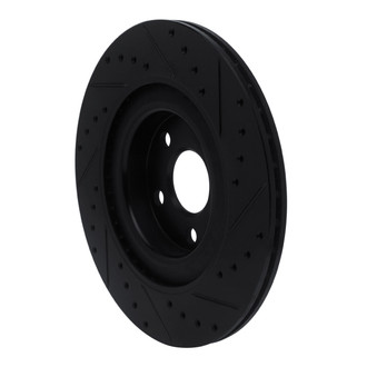 R1 Concepts® - eLINE™ Drilled and Slotted 1-Piece Rear Driver Side Brake Rotor