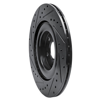 R1 Concepts® - eLINE™ Drilled and Slotted 1-Piece Rear Passenger Side Brake Rotor