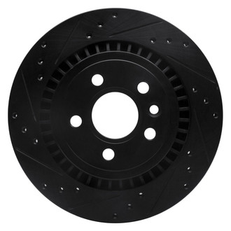 R1 Concepts® - eLINE™ Drilled and Slotted 1-Piece Rear Brake Rotor