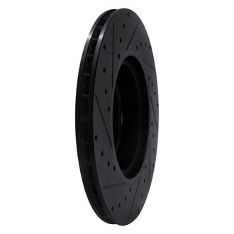 R1 Concepts® - eLINE™ Drilled and Slotted 1-Piece Rear Driver Side Brake Rotor