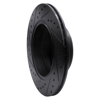 R1 Concepts® - eLINE™ Drilled and Slotted 1-Piece Rear Passenger Side Brake Rotor