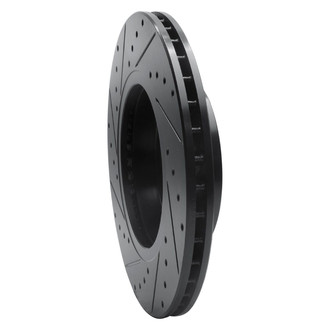 R1 Concepts® - eLINE™ Drilled and Slotted 1-Piece Front Passenger Side Brake Rotor