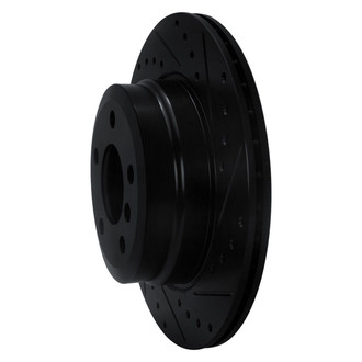 R1 Concepts® - eLINE™ Drilled and Slotted 1-Piece Rear Passenger Side Brake Rotor