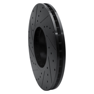 R1 Concepts® - eLINE™ Drilled and Slotted 1-Piece Front Passenger Side Brake Rotor