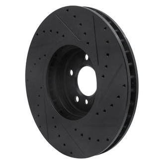 R1 Concepts® - eLINE™ Drilled and Slotted 1-Piece Front Driver Side Brake Rotor