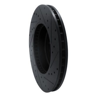 R1 Concepts® - eLINE™ Drilled and Slotted 1-Piece Front Driver Side Brake Rotor