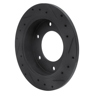R1 Concepts® - eLINE™ Drilled and Slotted 1-Piece Rear Driver Side Brake Rotor
