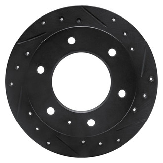 R1 Concepts® - eLINE™ Drilled and Slotted 1-Piece Rear Passenger Side Brake Rotor