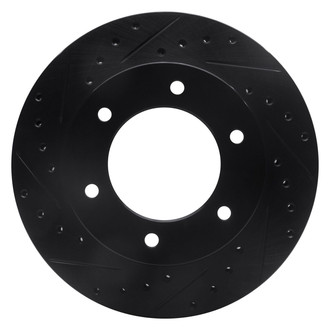 R1 Concepts® - eLINE™ Drilled and Slotted 1-Piece Front Driver Side Brake Rotor